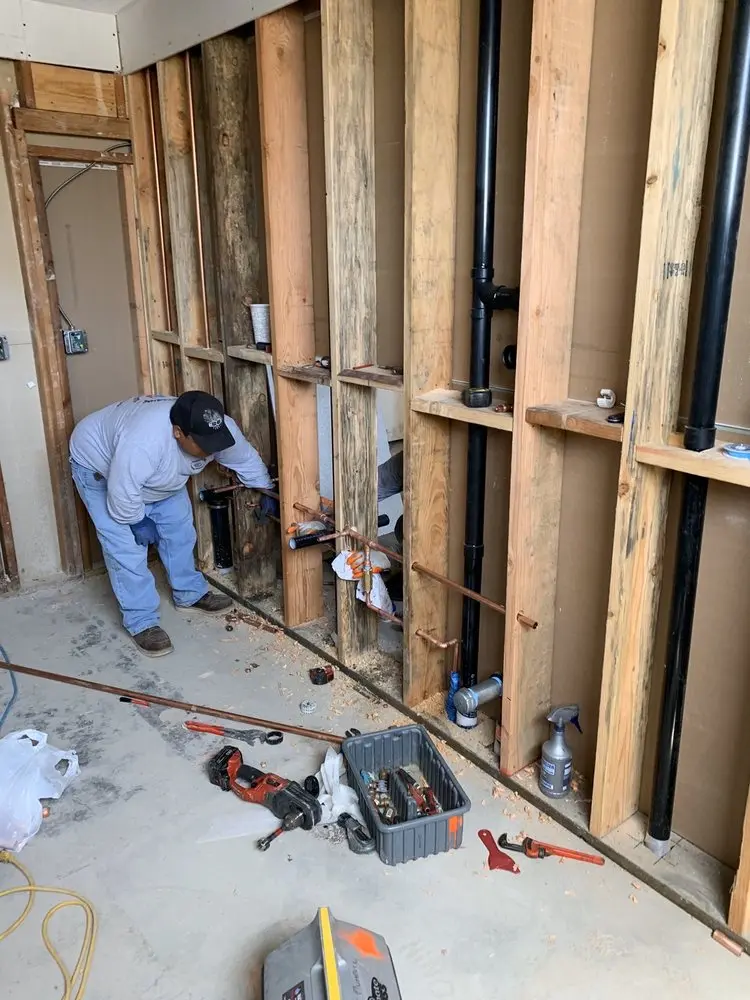 Commercial rough-in plumbing for Gas Line Repair in Beechwood